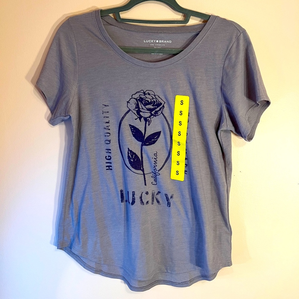 Lucky brand women’s tshirt size small new with tags